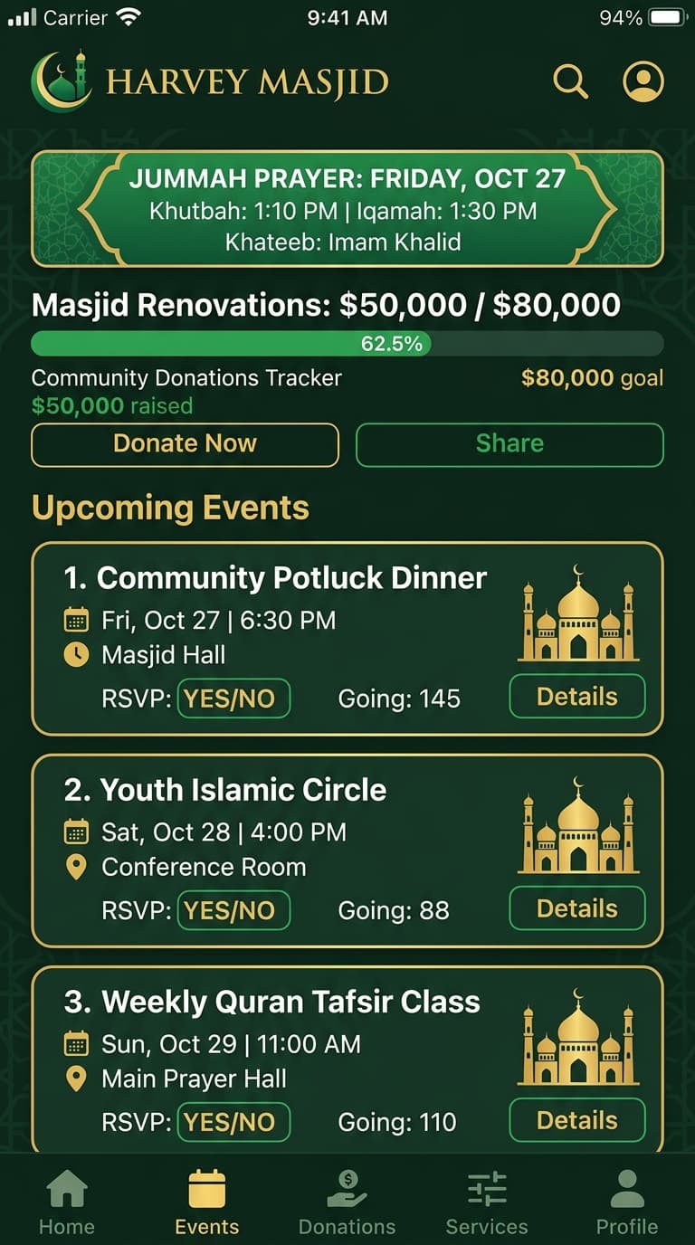 Community Events & Donations